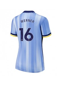 Tottenham Hotspur Timo Werner #16 Voetbaltruitje Uit tenue Dames 2024-25 Korte Mouw